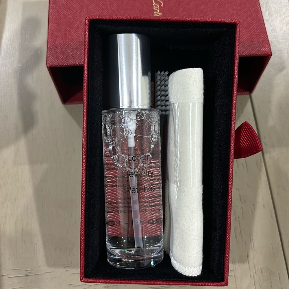 Cartier cleaning kit.